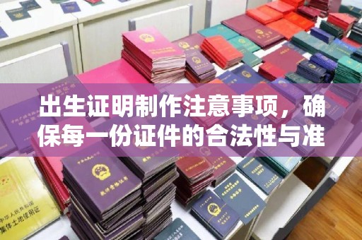 济南出生证明制作注意事项，确保每一份证件的合法性与准确性